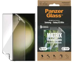 PanzerGlass Matrix UWF Ochranná fólie pro Samsung Galaxy S23 Ultra / Instalační set 
