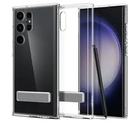 Spigen Ultra Hybrid S ochranný kryt pro Samsung Galaxy S23 Ultra čirá
