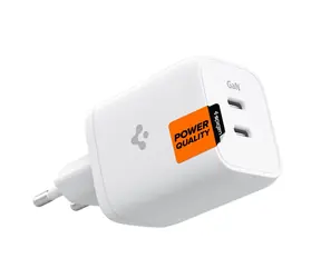 Spigen ArcStation PE2106 bílá / Nabíječka / 65W / 2x USB-C