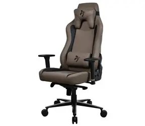 Arozzi Vernazza Soft PU hnědá / Herní židle / syntetická kůže / nastavitelná výška a úhel / otočná o 360°