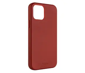 FIXED MagLeather s podporou MagSafe Kožený zadní kryt pro Apple iPhone 12/12 Pro červená