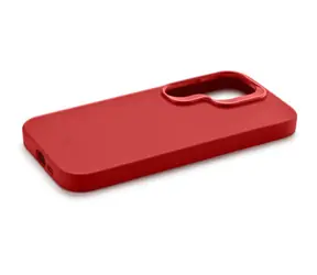 Cellularline Sensation Plus Ochranný silikonový kryt pro Samsung Galaxy S24 červená