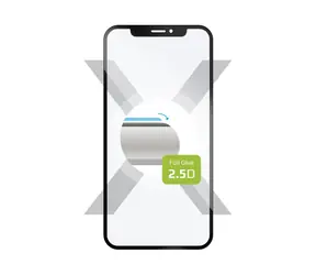 FIXED Full-Cover Ochranné tvrzené sklo pro Motorola Moto G54 5G/G54 Power Edition černá / lepení přes celý displej 