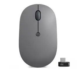 Lenovo Go USB-C Wireless šedá / Bezdrátová myš / 2400 DPI / 2.4GHz USB-C dongle