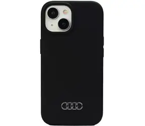 Audi Silicone Zadní Kryt pro Apple iPhone 15 Plus černá