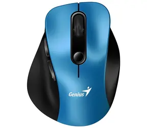 GENIUS Ergo 9000S modrá / Bezdrátová myš / 2400 DPI / 2.4 GHz USB-A dongle / Bluetooth / 1x AAA