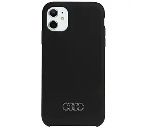 Audi Silicone Zadní Kryt pro Apple iPhone 12/12 Pro černá