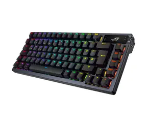 ASUS ROG Azoth černá / Bezdrátová herní klávesnice / mechanická / ROX NX RED / RGB / BT / USB / DE Layout