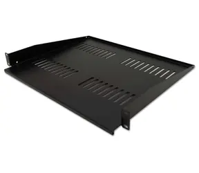 XtendLan CPOLIC1U40-B-P Police 400mm černá / univerzal / 1U / 25kg nosnost / předsunutá