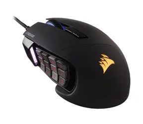 Corsair SCIMITAR RGB ELITE černá / Herní optická myš / 18000DPI / 17 tlačítek / USB-A / 1.8 m