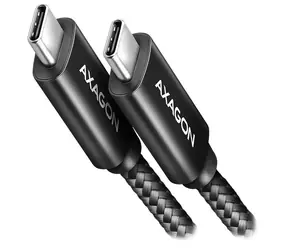 AXAGON BUCM2-CM30AB CHARGE Datový kabel USB-C 2.0 - USB-C 240W 3.0m černá  