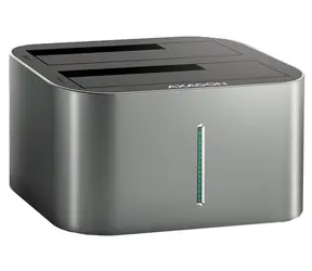 AXAGON ADSA-DC, USB-C 5Gbps - 2x SATA 6G 2.5"/3.5" SSD/HDD CLONE DUAL dokovací stanice