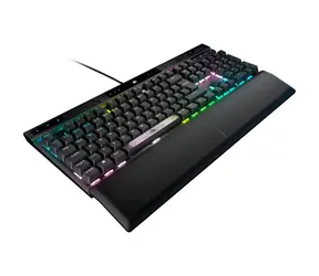 Corsair K70 MAX RGB černá / Herní klávesnice / drátová / magneticko-mechanická / Corsair MGX / RGB / USB / DE Layout