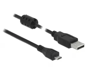 DeLock Kabel USB 2.0 A (M) - USB 2.0 Micro-B (M) 0.5m černá