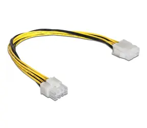 DeLock Kabel 8pin EPS (M) - 8pin EPS (F) 0.3m
