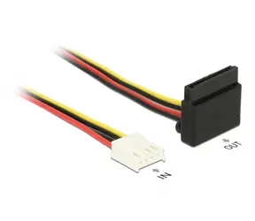 DeLock Kabel Power Floppy 4pin (F) - SATA 15pin (F) 30cm
