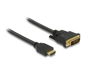 DeLock Kabel HDMI-A (M) - DVI-D (M) 1.0m černá