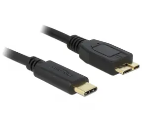 DeLock Kabel USB 3.1 C (M) - USB 3.1 Micro-B (M) 1.0m černá