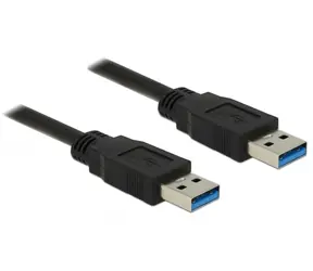 DeLock Kabel USB 3.0 A (M) - USB 3.0 A (M) 2.0m černá