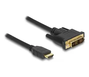 DeLock Kabel DVI-D (M) - HDMI-A (M) 1.5m černá