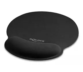 DeLock Ergonomická podložka pod myš 252 x 227 mm černá