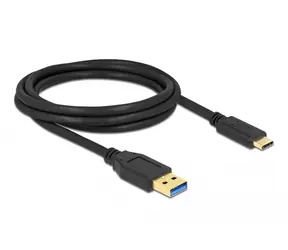 DeLock Kabel USB 3.2 Gen 2 A (M) - USB 3.2 Gen 2 C (M) 2.0m černá