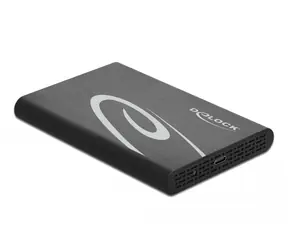 DeLock Externí pouzdro pro HDD/SSD SATA 2.5" - USB 3.1 Gen 2 černá