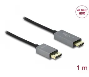 DeLock Kabel DisplayPort 1.4 (M) - HDMI (M) 1m černá