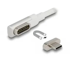 DeLock Kabel TB3 USB-C (M) - TB3 USB-C (M) 1.2m bílá