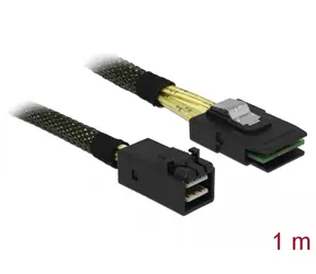 DeLock Kabel Mini SAS HD SFF-8643 (M) - Mini SAS SFF-8087 (M) 1m černá