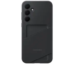 Samsung Zadní kryt s kapsou na kartu pro Samsung Galaxy A35 černá