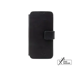 FIXED ProFit Kožené pouzdro typu kniha pro Samsung Galaxy A35 5G černá
