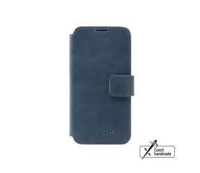 FIXED ProFit Kožené pouzdro typu kniha pro Samsung Galaxy A35 5G modrá