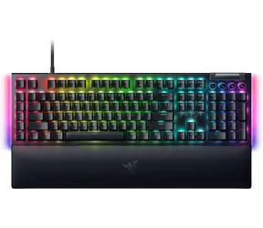 Razer BlackWidow V4 Yellow Switch US černá / Herní klávesnice / mechanická / Razer yellow / RGB / USB / US Layout