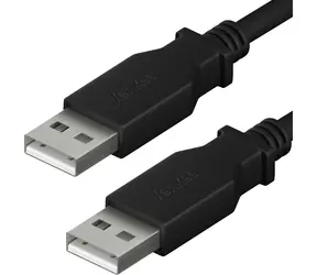 YENKEE YCU 012 BK Kabel USB-A 2.0 (M) - USB-A 2.0 (M) 1.5m černá 