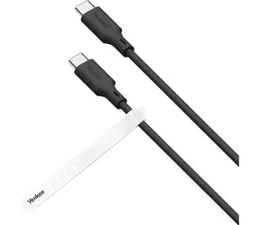 YENKEE YCU C115 BK SILIC Kabel USB-C (M) - USB-C (M) 1.5m černá / 60W