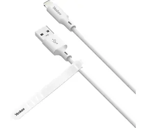YENKEE YCU 615 WH SILIC Kabel USB-A (M) - Lightning (M) 1.5m bílá / 12W
