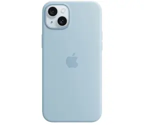 Apple Silikonový kryt s MagSafe pro iPhone 15 Plus světle modrá