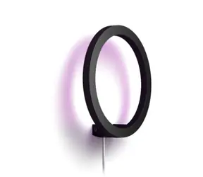 Philips Hue Sana černá / Nástěnné LED svítidlo / 1400 lm / 2000-6500 k / RGB 