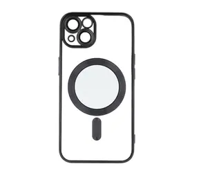 CPA Mag Color Chrome Silikonové TPU pouzdro pro Apple iPhone 15 černá