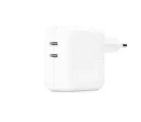 Apple 35W USB-C dvouportový napájecí adaptér / 35W / pro iPhone & iPad & MacBook / bez kabelu