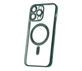CPA Mag Color Chrome Silikonové TPU pouzdro pro Apple iPhone 15 Pro zelená