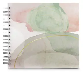 Hama WATERCOLOR 28x24 cm zelená / Album klasické spirálové / 50 stran