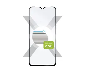 FIXED Ochranné tvrzené sklo Full-Cover pro Infinix Hot 30i / lepení přes celý displej černé