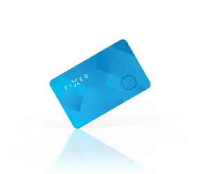 FIXED Smart tracker Tag Card s podporou Find My bezdrátové nabíjení modrá