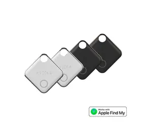 FIXED Smart tracker Tag s podporou Find My 4 ks 2x černá + 2x bílá