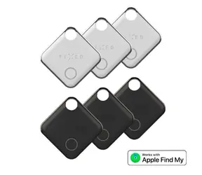 FIXED Smart tracker Tag s podporou Find My 6 ks 3x černá + 3x bílá
