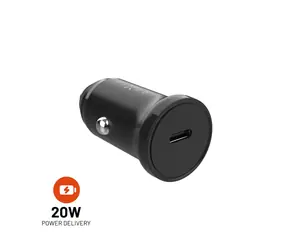 FIXED Autonabíječka s USB-C výstupem PD 3.0 20W černá
