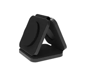 FIXED MagFlex Bezdrátová skládací nabíječka 3v1 s podporou MagSafe šedá / 15W+5W+2.5W 