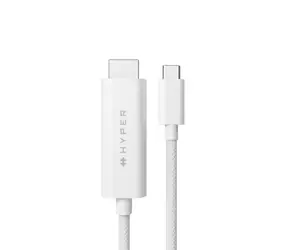 Hyper Kabel 4K USB-C (M) - HDMI (M) 2.5 m bílá